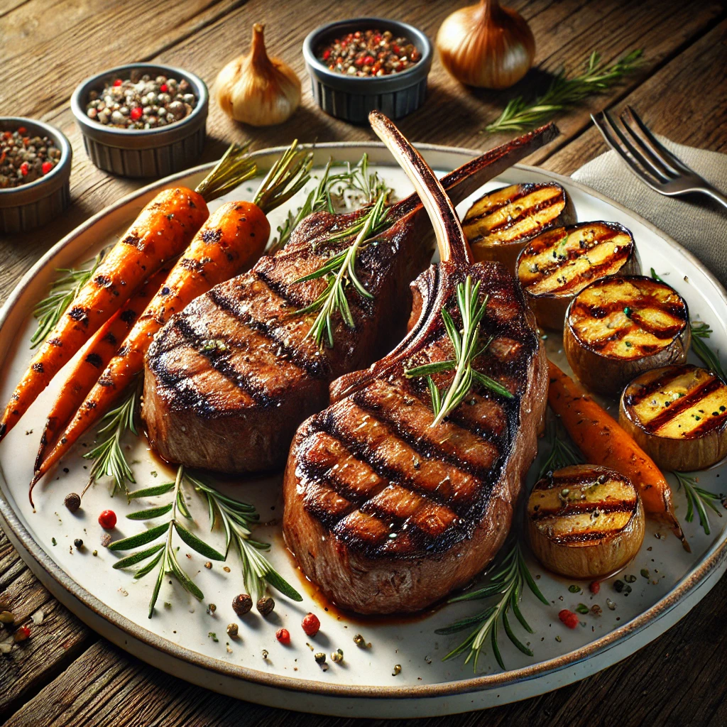Gazdag és ínycsiklandó grillezett springbok steak