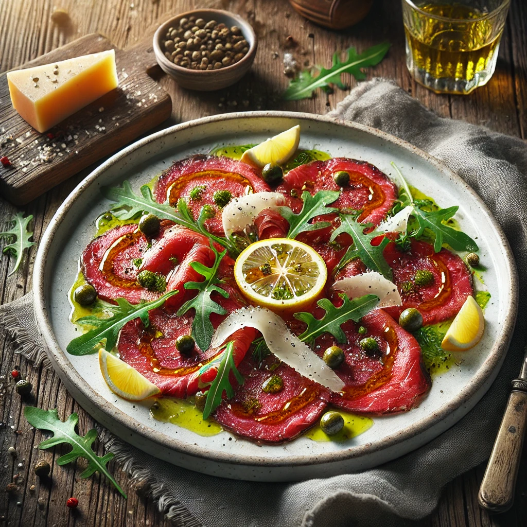 Különleges és ínycsiklandó lóhús carpaccio