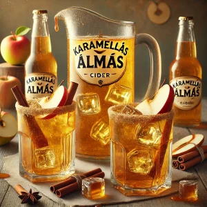 Frissítő cider karamellel és almával