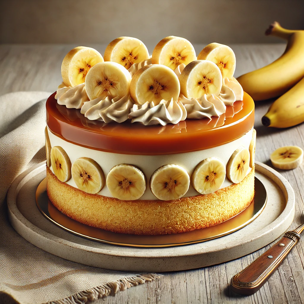 Krémes karamellás-banános torta különleges alkalmakra
