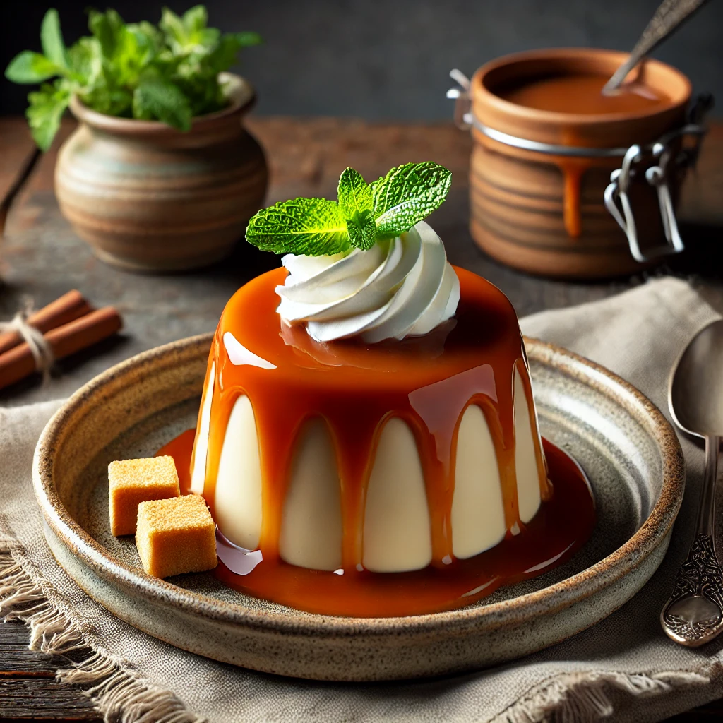 Karamellás puding – Lágy és krémes desszert recept.