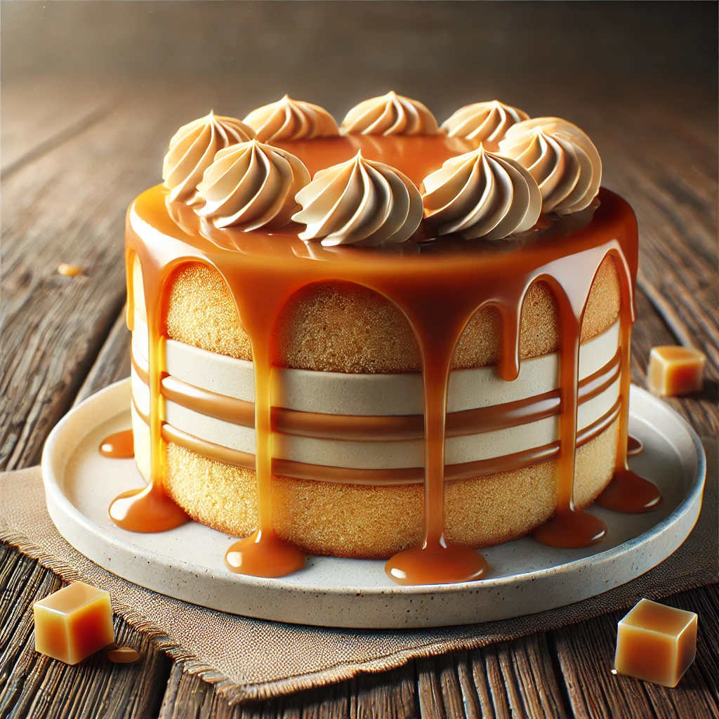 Krémes és gazdag karamellás torta házilag