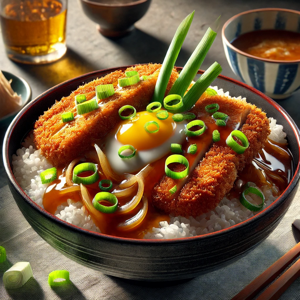 Autentikus japán Katsu Don ropogós sertéshússal és rizssel