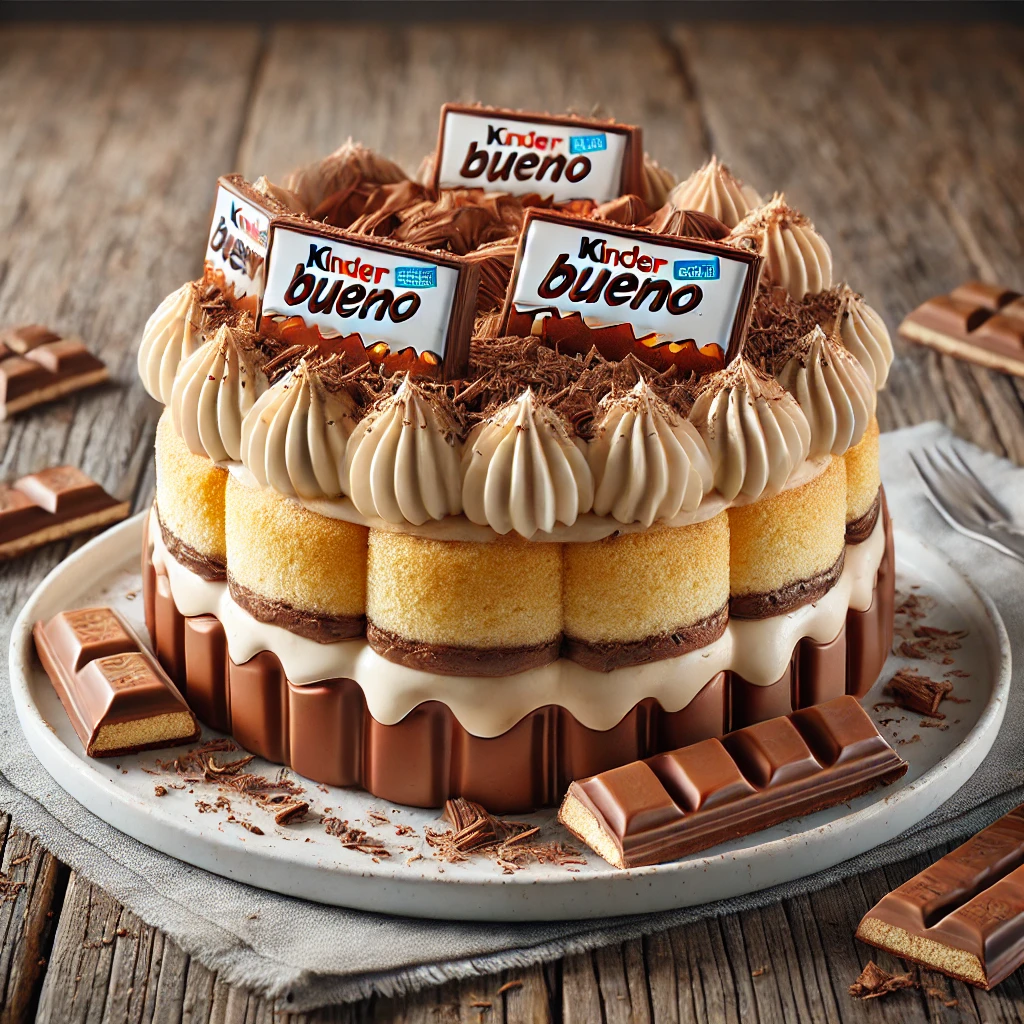 Krémes és ízletes Kinder Bueno torta házilag