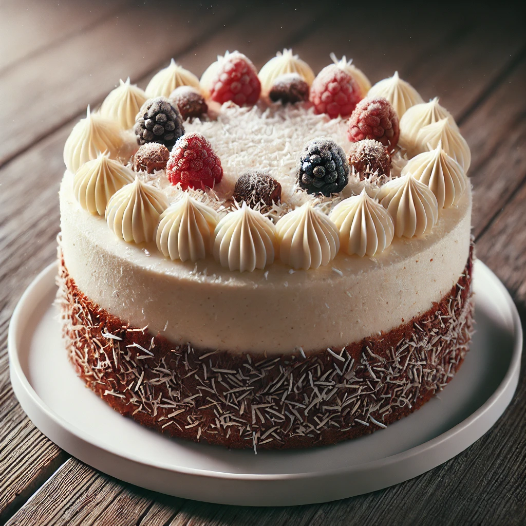 Gazdag kókuszos torta egyszerű elkészítéssel
