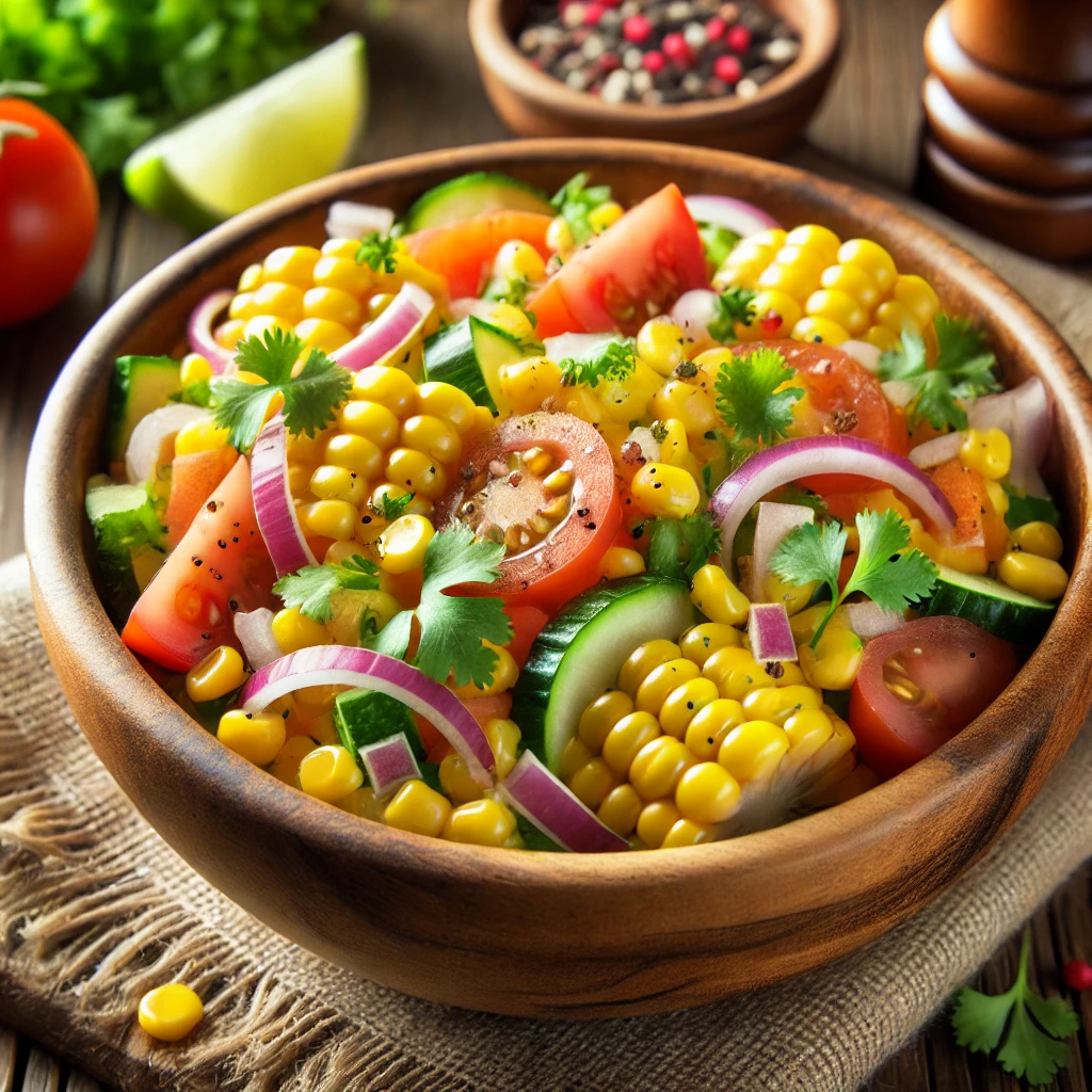Kukorica salÃ¡ta recept – kÃ¶nnyÅ± Ã©s frissÃ­tÅ kÃ¶ret