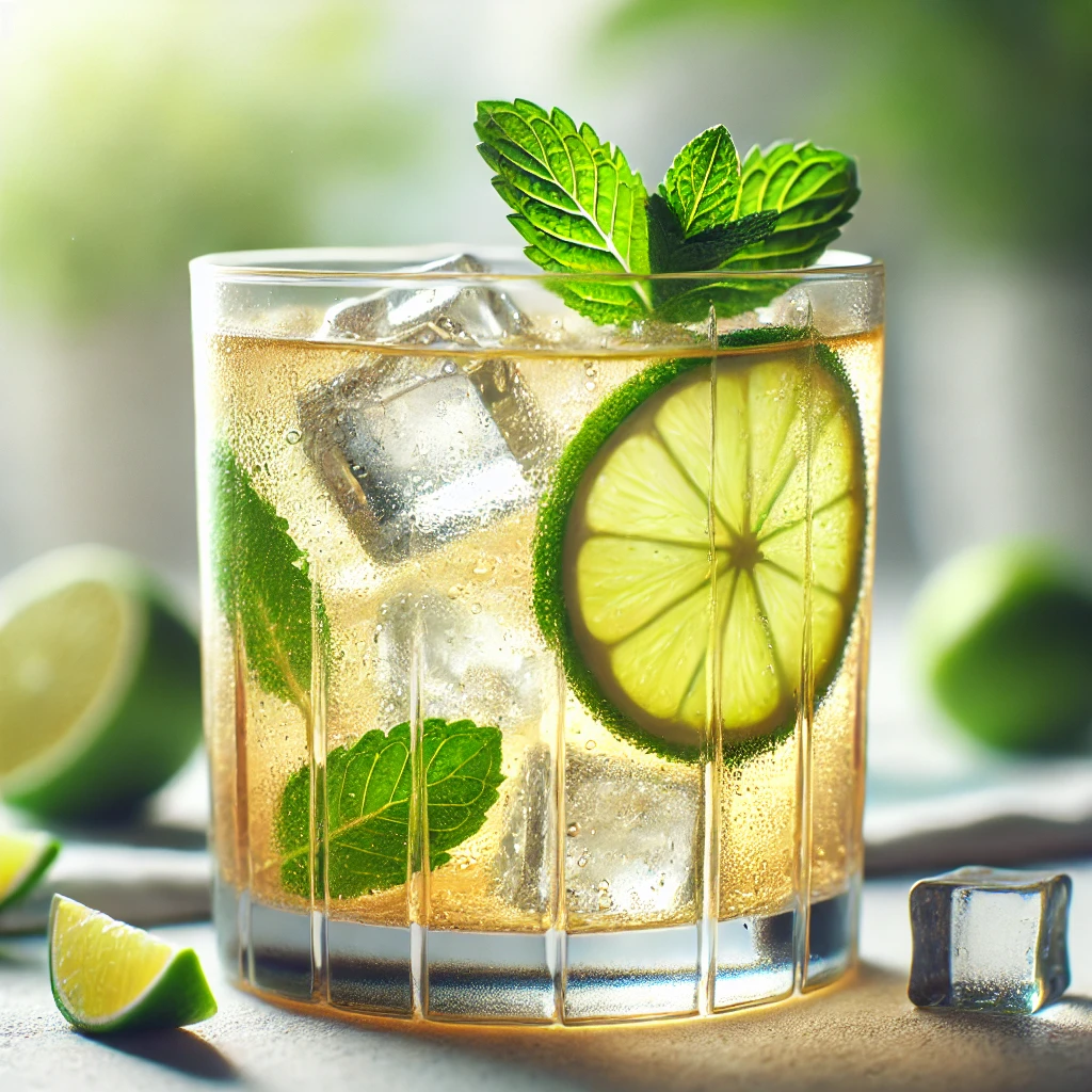 Frissítő nyári ital lime és menta ízekkel