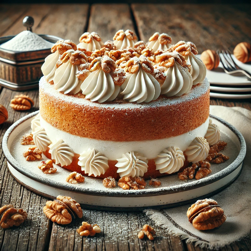 Klasszikus és ízletes mágnás diós torta házilag
