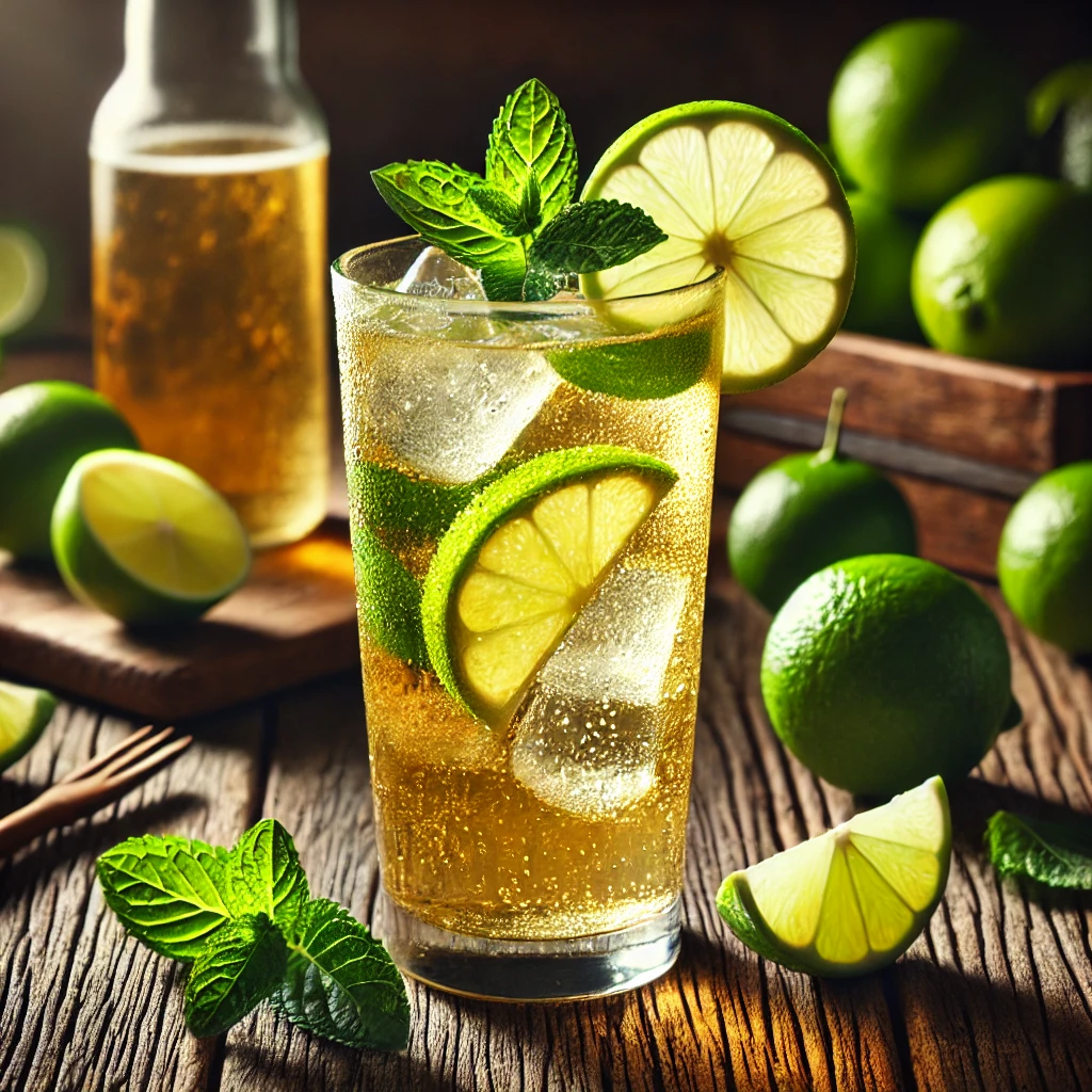 Frissítő mexikói cider lime-mal és mentával