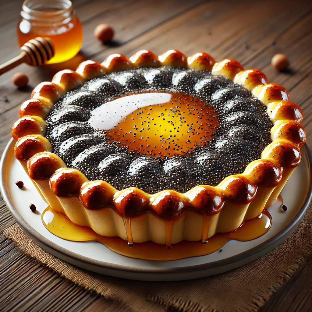 Egyszerű és ízletes mézes-mákos pite házilag
