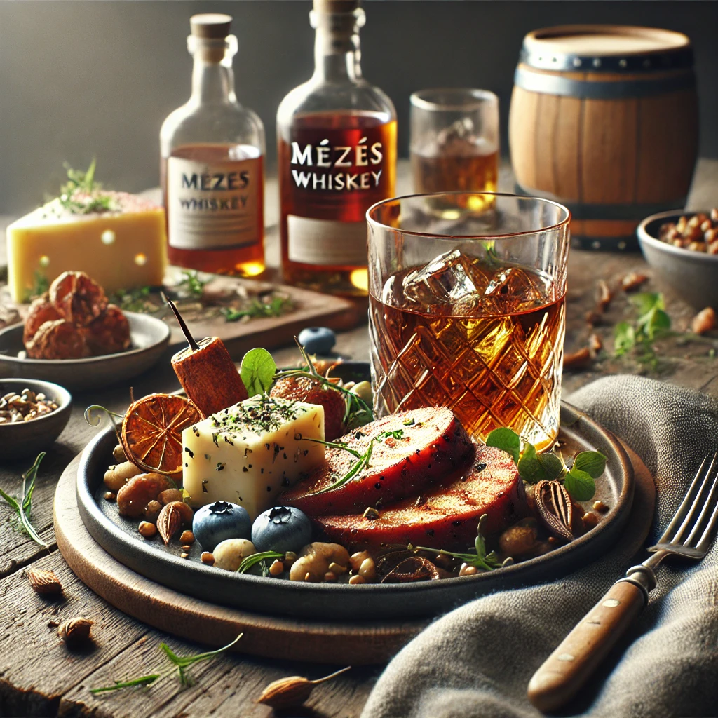 Meleg mézes whiskey ital