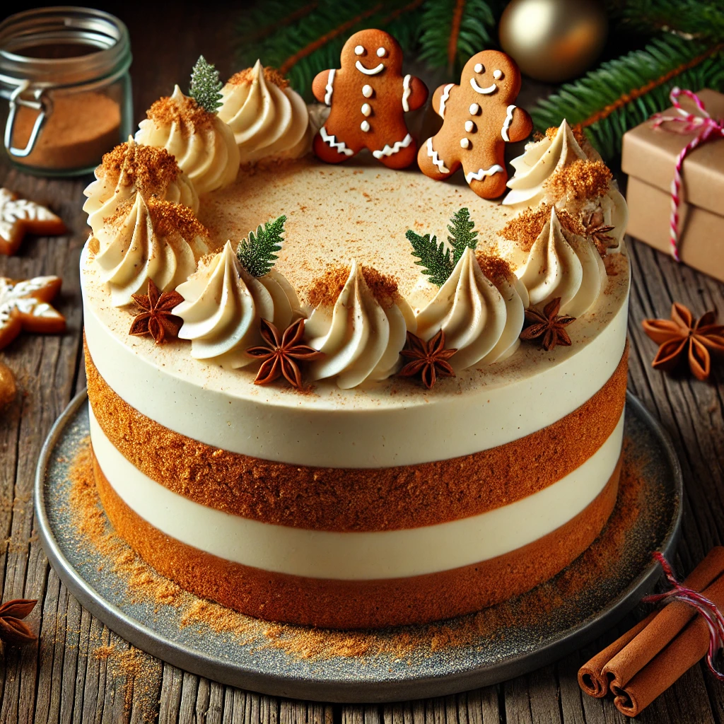 Krémes és fűszeres mézeskalács mousse torta