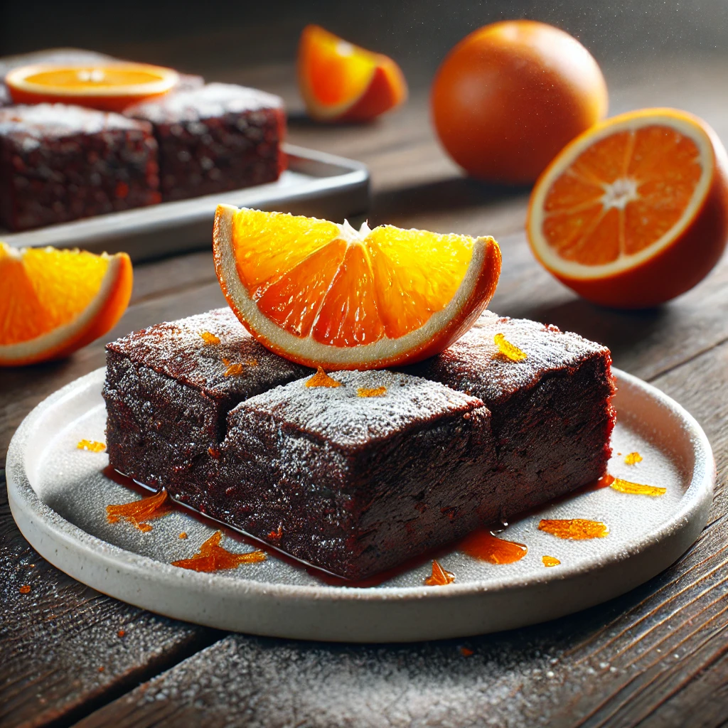 Egyszerű és ízletes narancsos brownie házilag