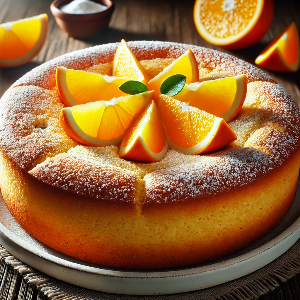 Egyszerű és friss narancsos torta házilag