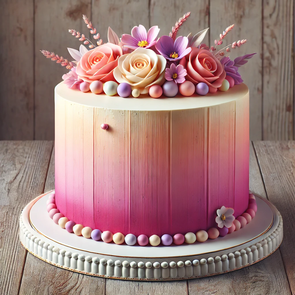 Színátmenetes és elegáns Ombre torta különleges alkalmakra