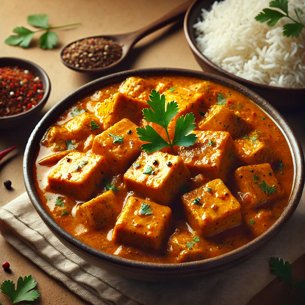Krémes és fűszeres tofu curry kókusztejjel