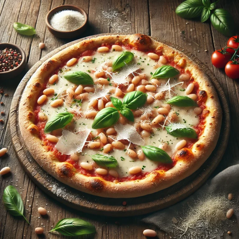 Pizza ai Fagioli babbal és sajttal
