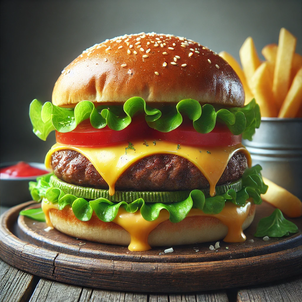 Egészséges és könnyű pulykás hamburger