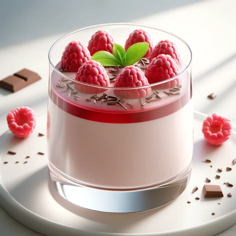 Puncsos panna cotta tálalva