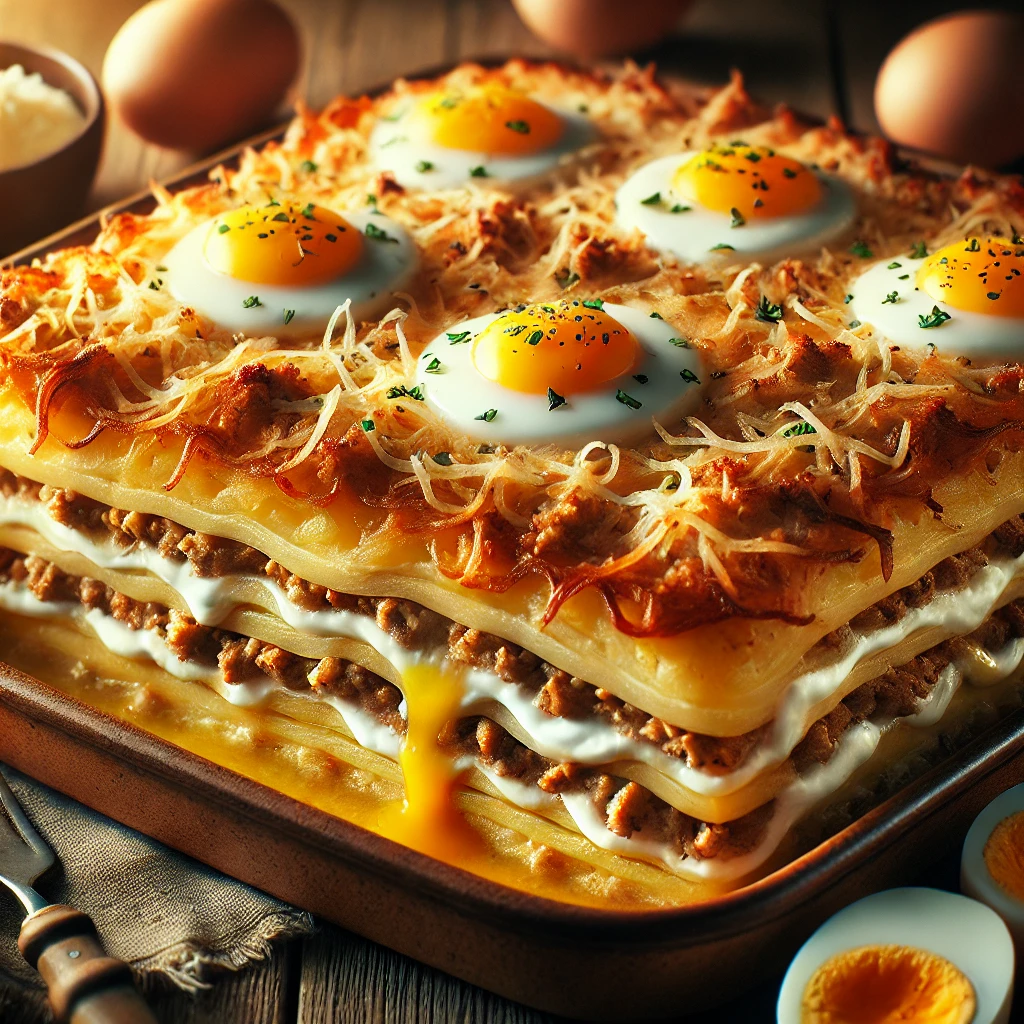 Klasszikus magyar rakott burgonya recept