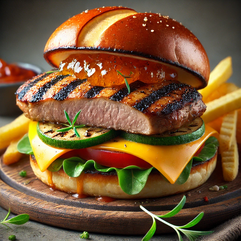 Különleges és finom roston sült kacsamelles burger