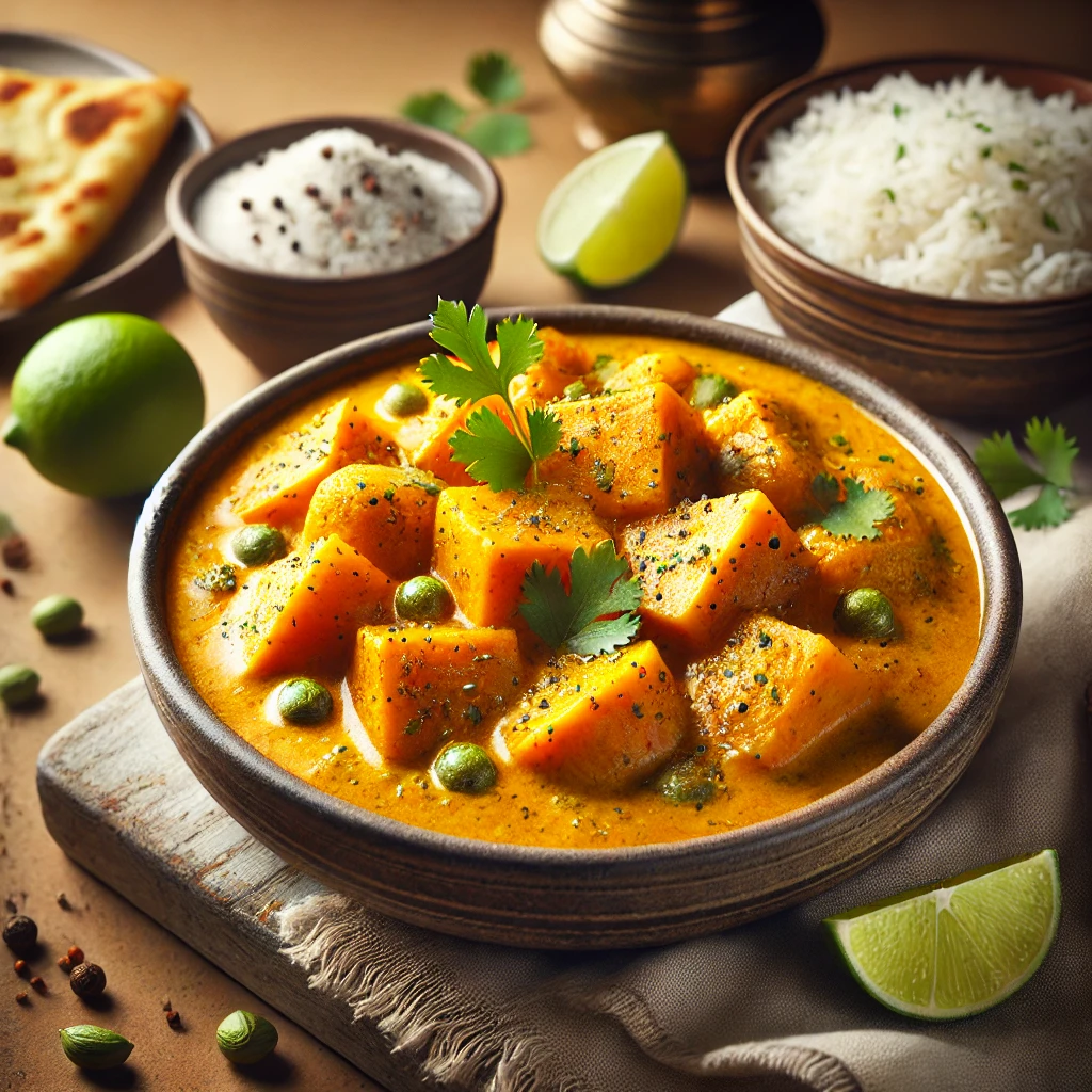 Krémes és fűszeres vegán sütőtök curry kókusztejjel