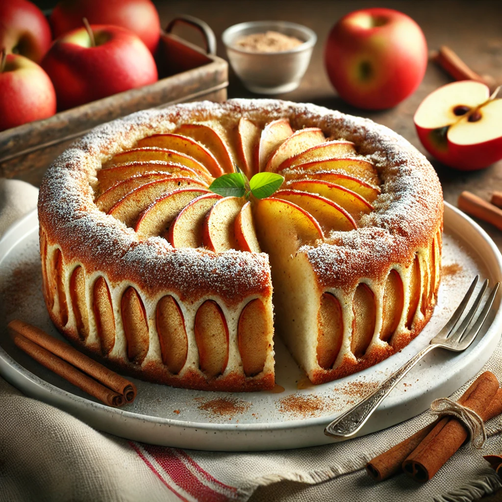 Fahéjas, almás torta tökéletes téli desszertként