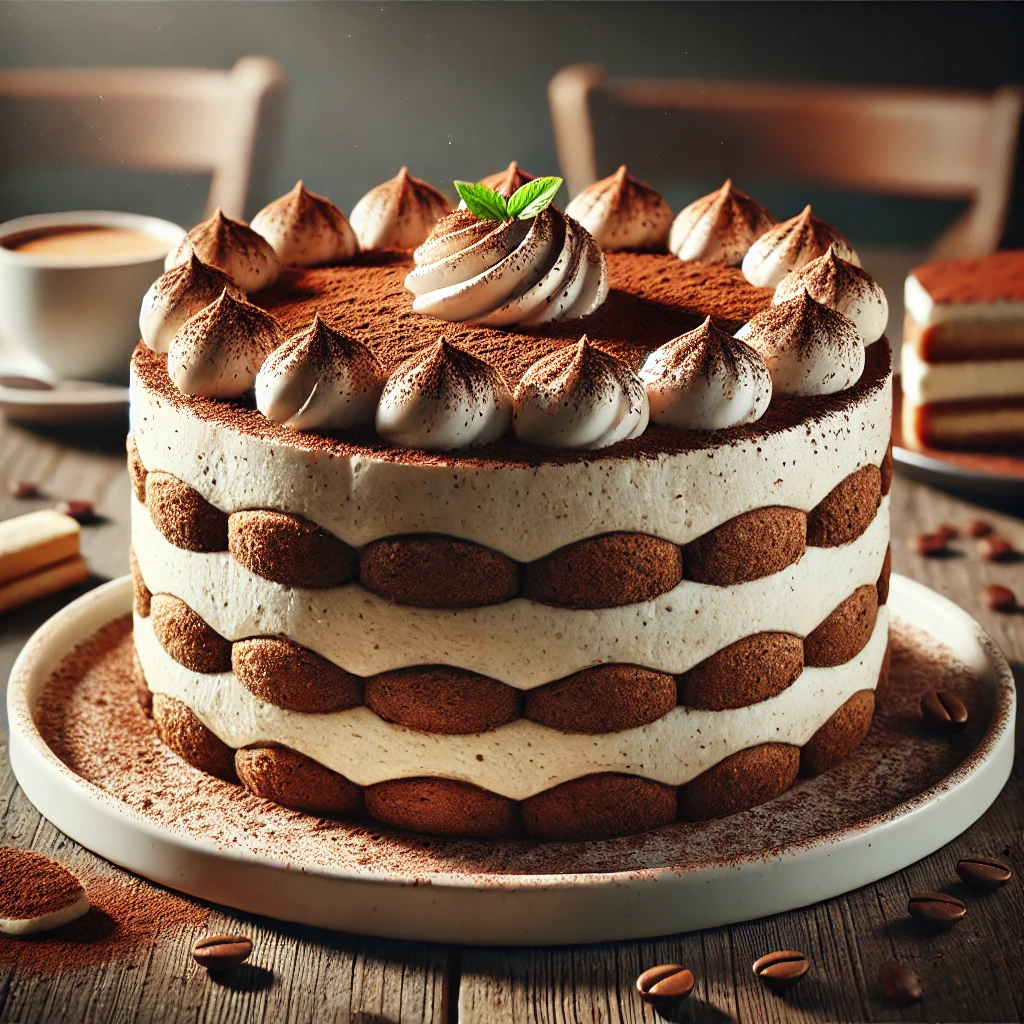 Könnyű és krémes tiramisu torta mousse alapokkal