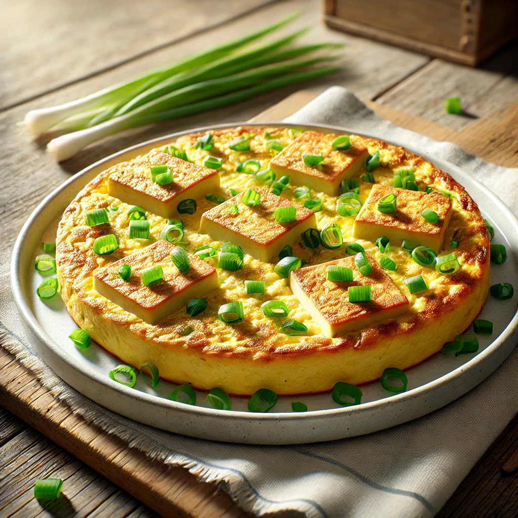 Egyszerű és egészséges vegán omlett recept.