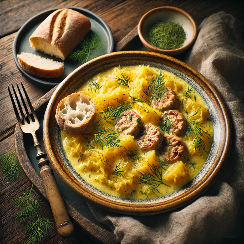 Tökfőzelék recept – hagyományos magyar étel kapros-tejfölös ízesítéssel