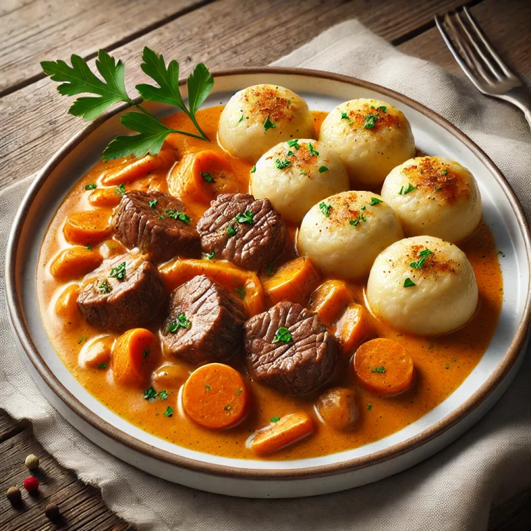 Vadas marha tálalva zsemlegombóccal