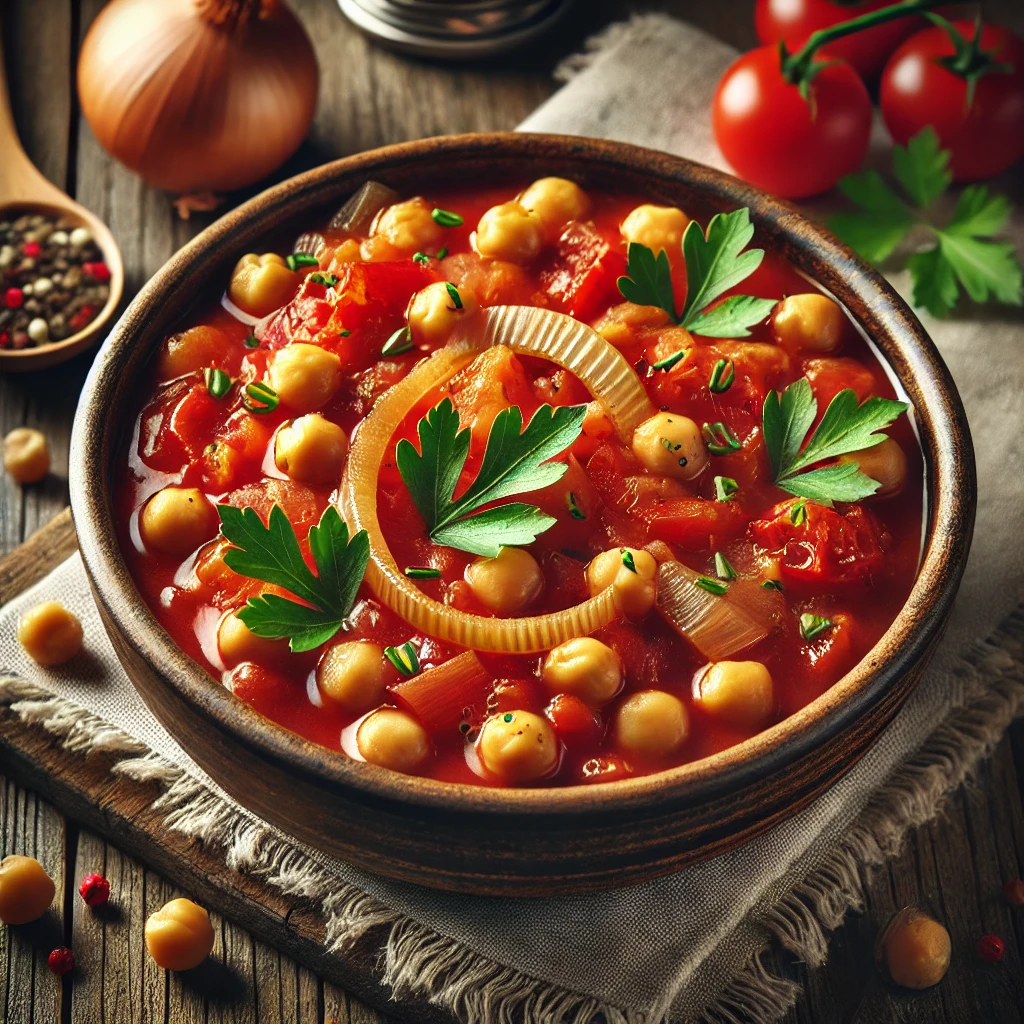 Egyszerű és egészséges vegán pörkölt recept.
