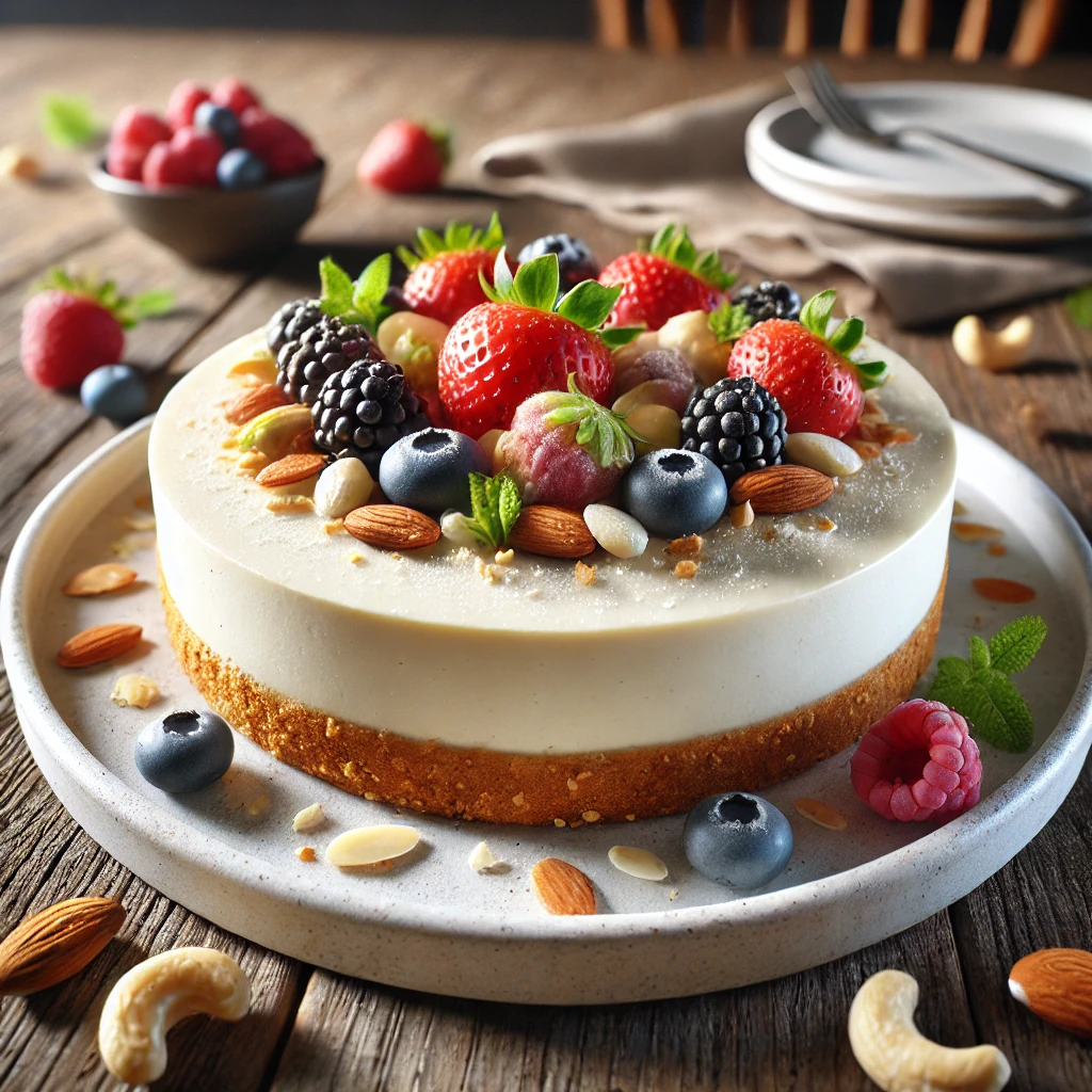 Egészséges és ízletes vegán sajttorta házilag