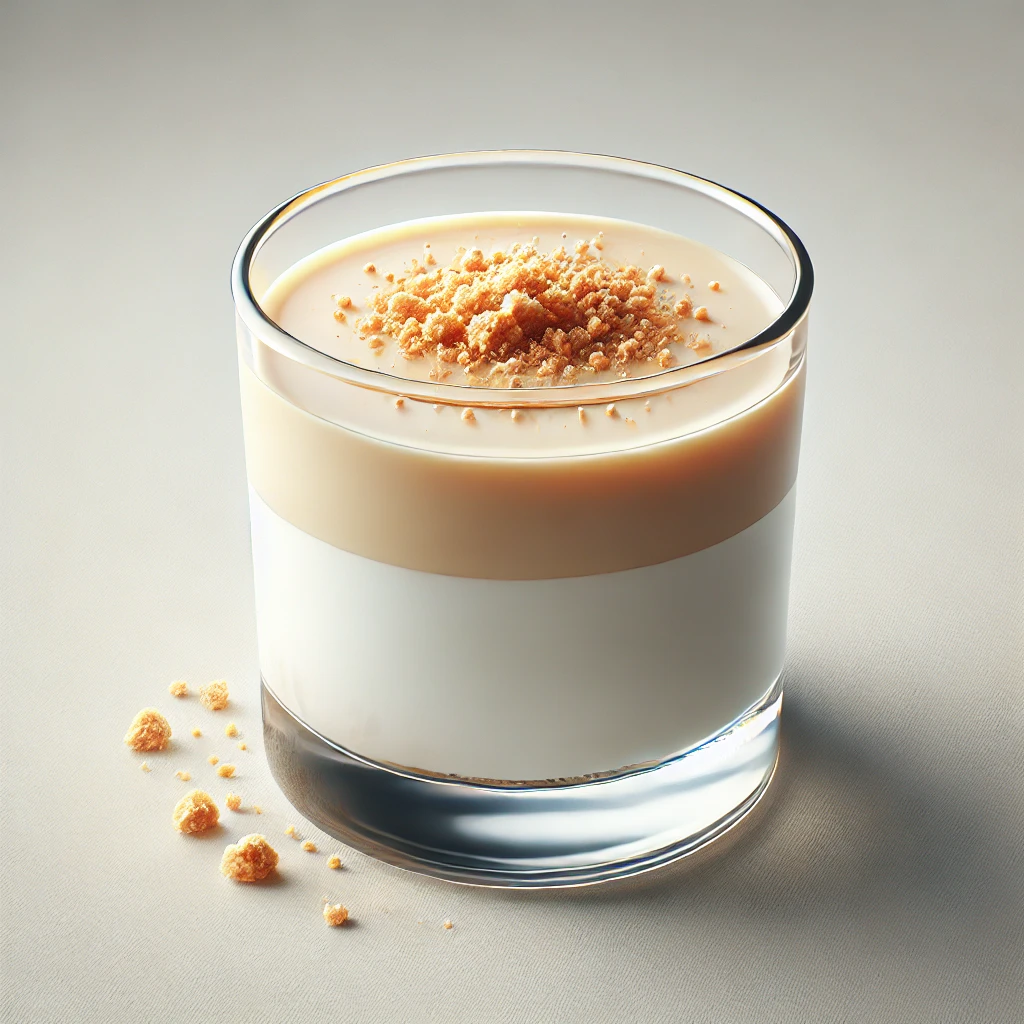 Egyszerű és finom panna cotta zabkeksszel