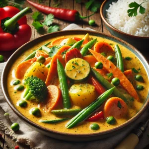 Ízletes és tápláló vegetáriánus curry kókusztejjel