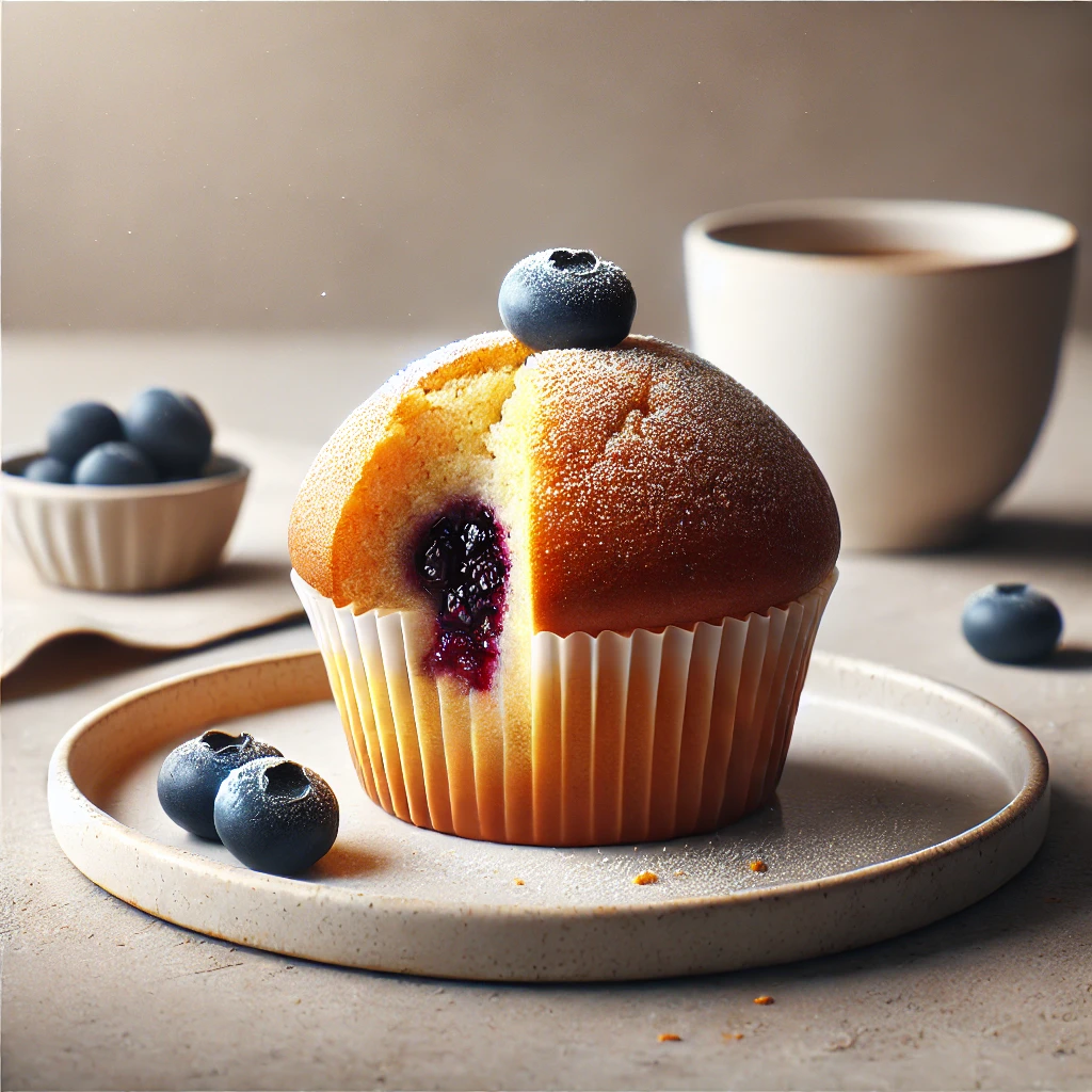 Finom és könnyű áfonyás cupcake