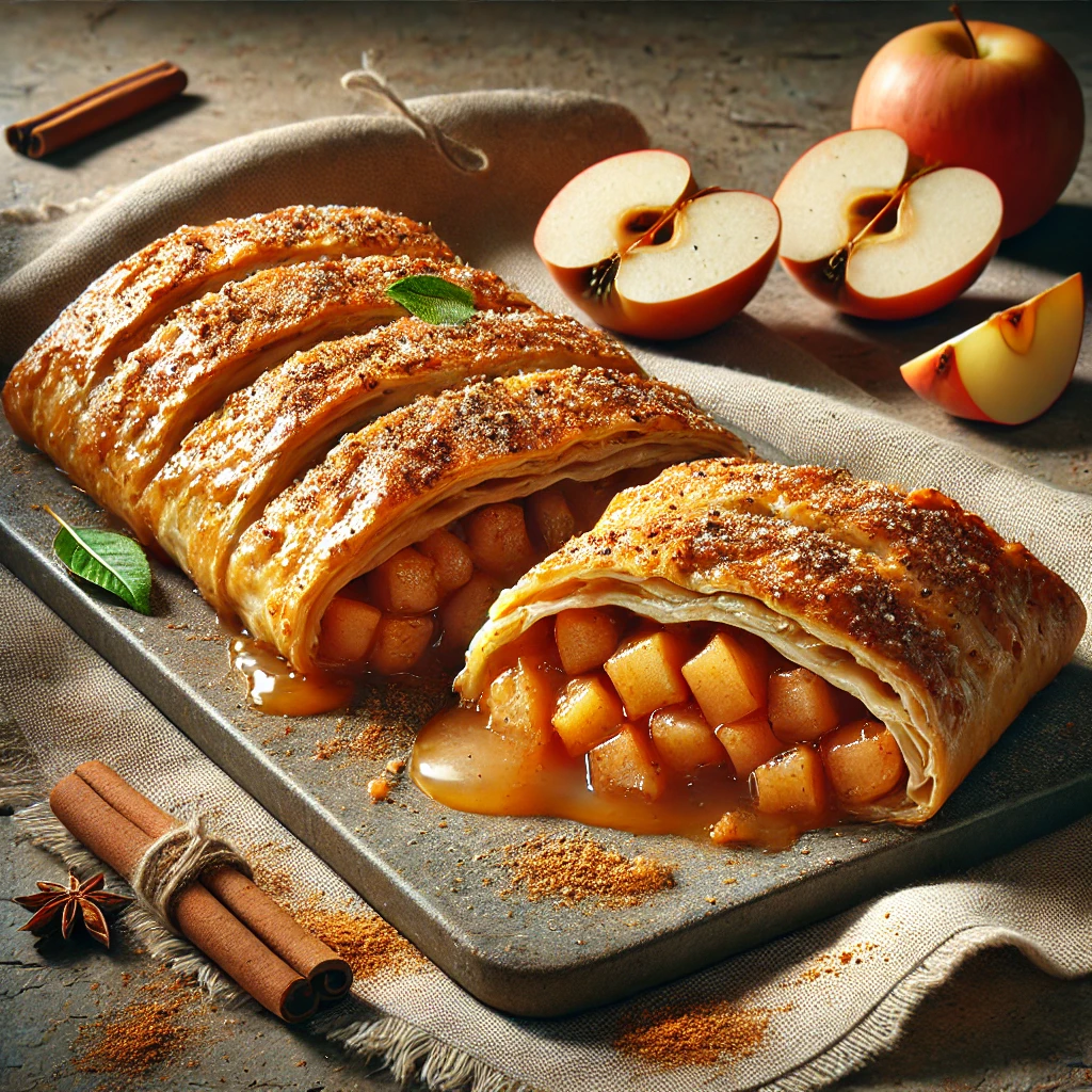 Klasszikus ropogós almás rétes recept