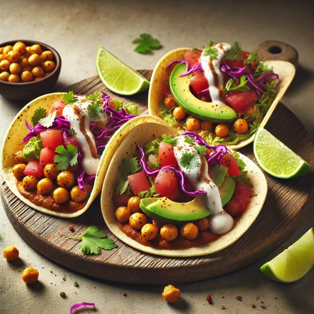 Ízletes és egészséges csicseriborsós taco recept vegán módra