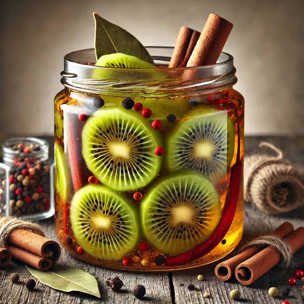 Pikáns és különleges házi csípős savanyított kiwi