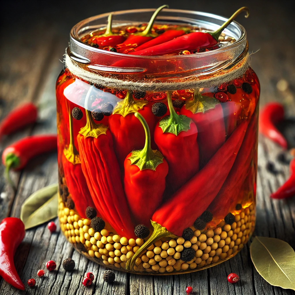 Pikáns és karakteres savanyított pimento paprika házilag