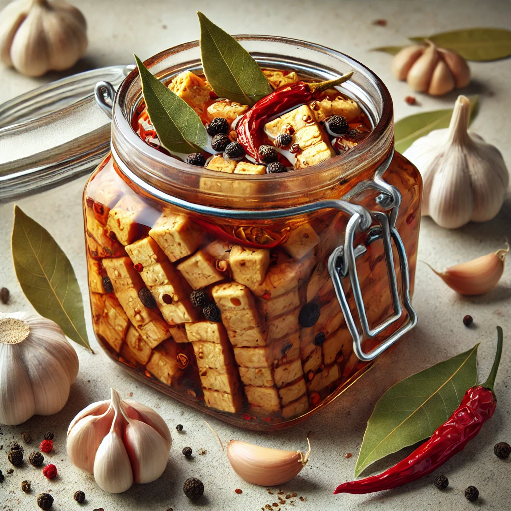 Pikáns és egzotikus csípős tempeh ecetes lében