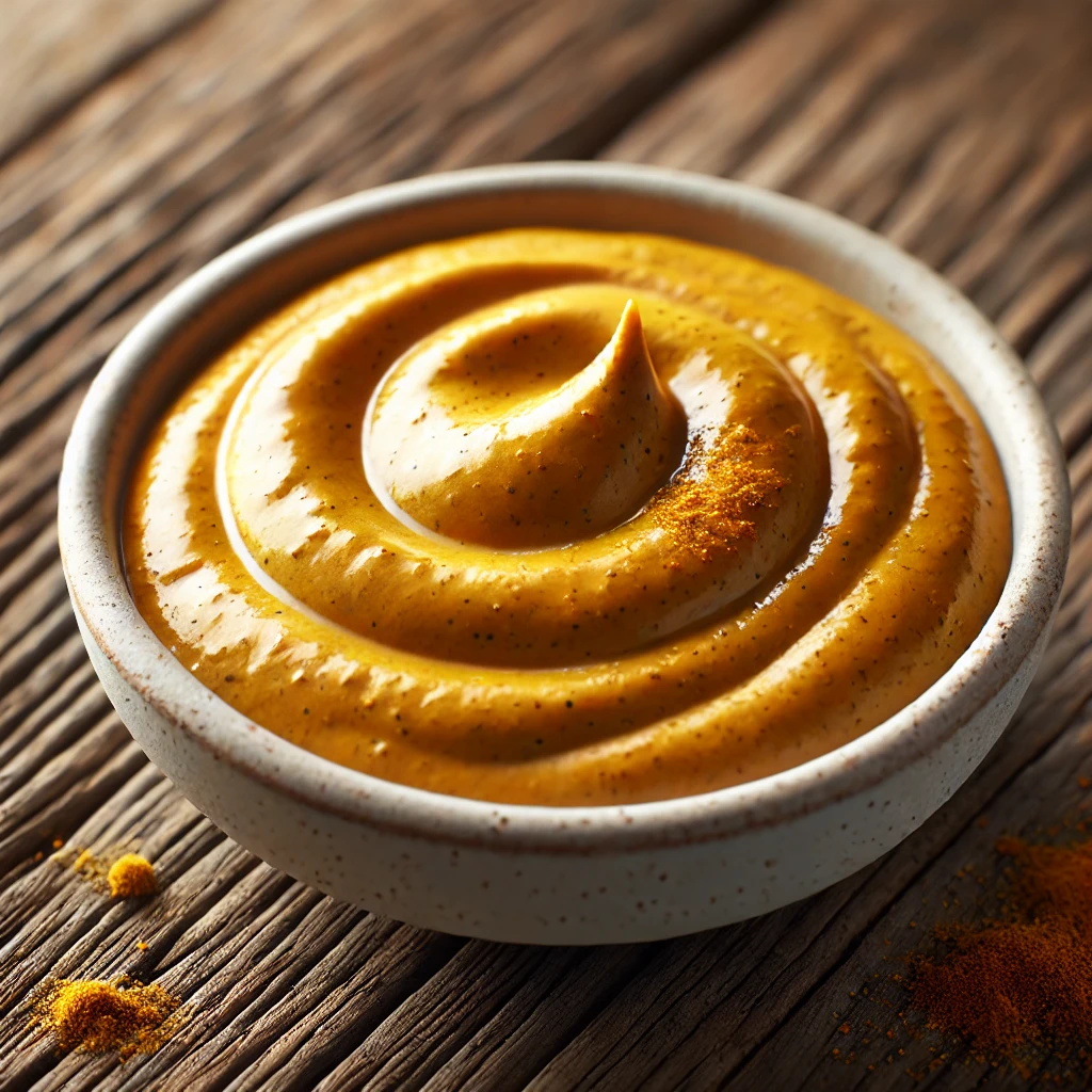 Friss Ã©s fÅ±szeres currys mangÃ³s tahini szÃ³sz