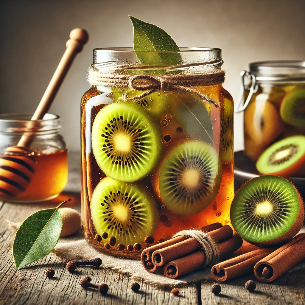 Különleges és pikáns házi édes-savanyú savanyított kiwi