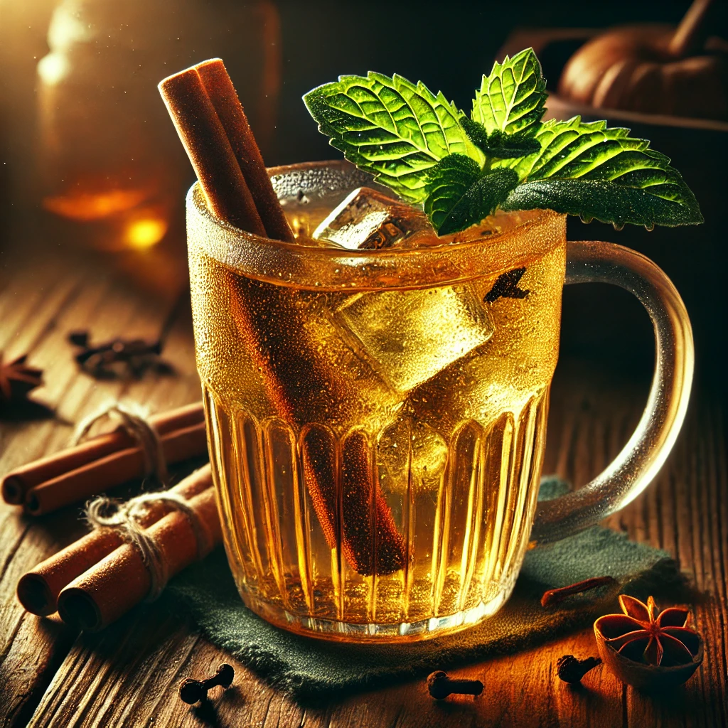 Frissítő, fűszeres cider fahéjjal és mentával