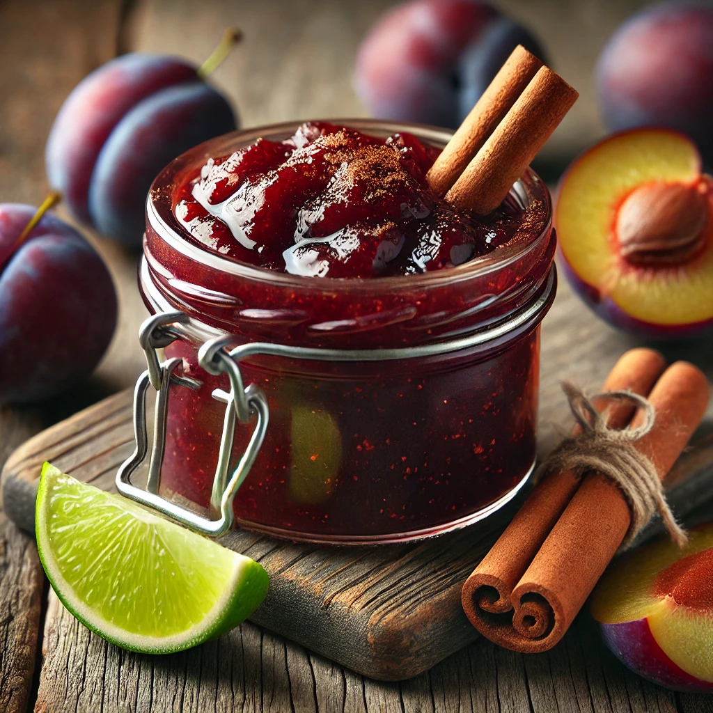 Gazdag, fűszeres fahéjas szilvás lime chutney házilag