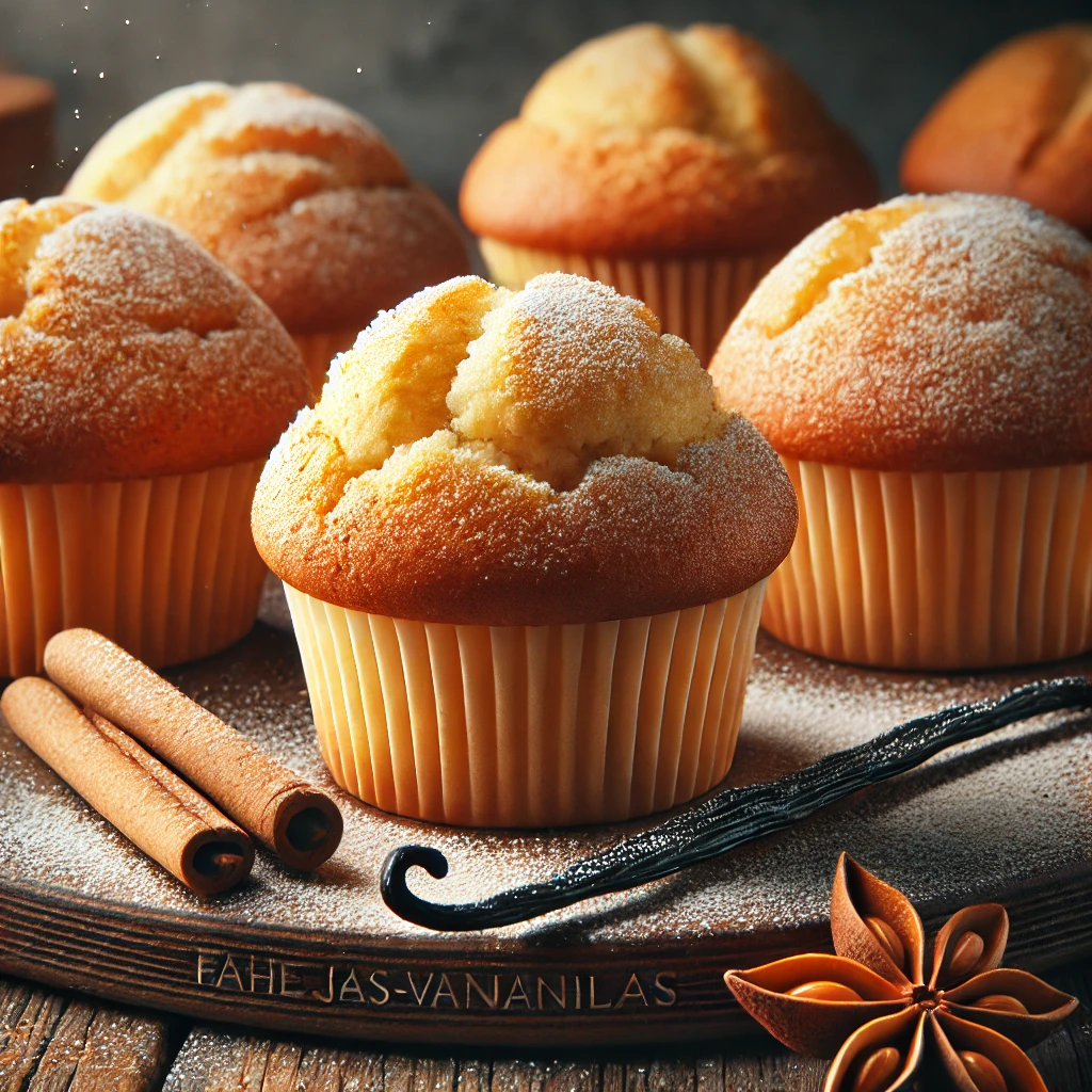 Puha és illatos muffin fahéjjal és vaníliával