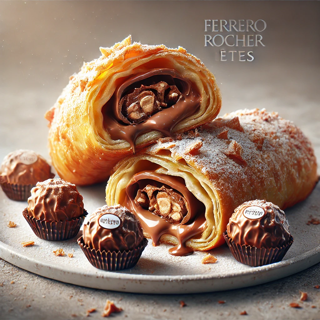 Finom és ropogós Ferrero Rocher rétes