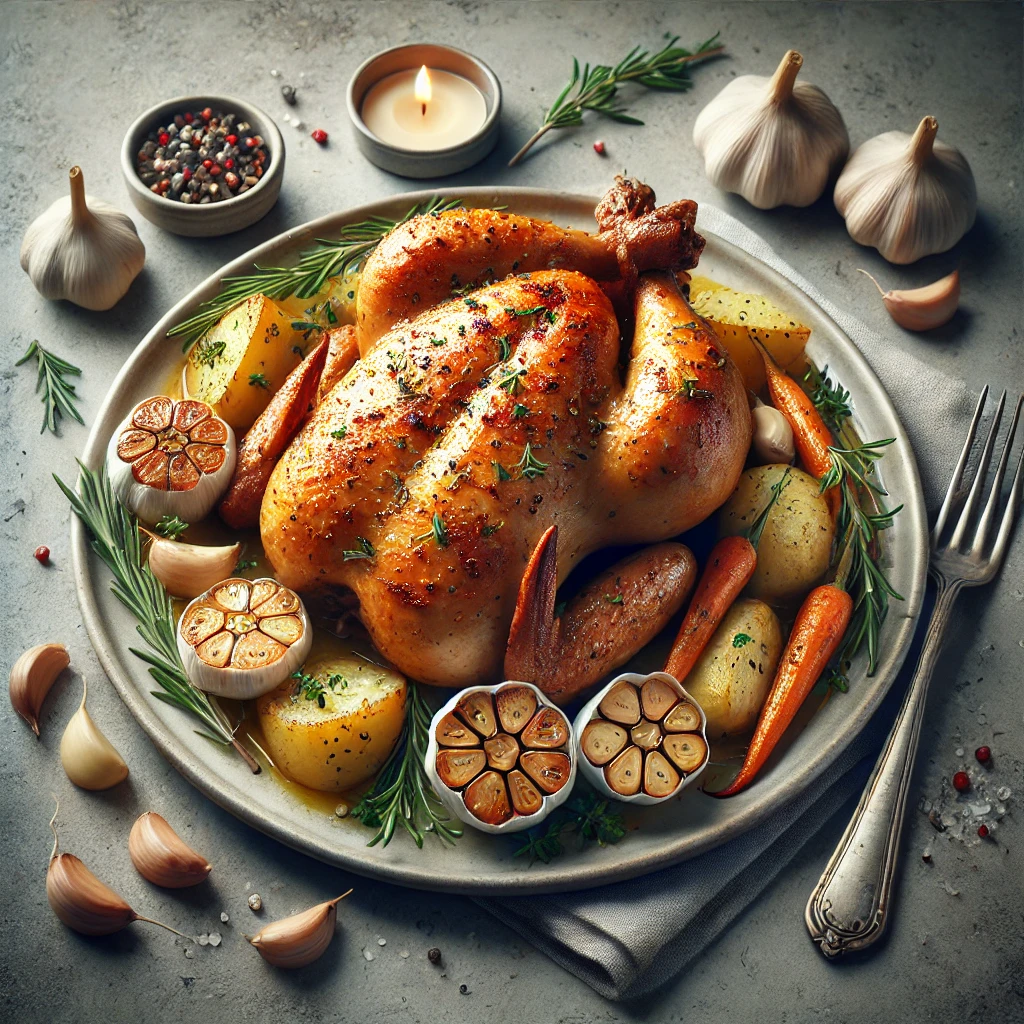 Fokhagymás sült csirke recept – szaftos és illatos főétel