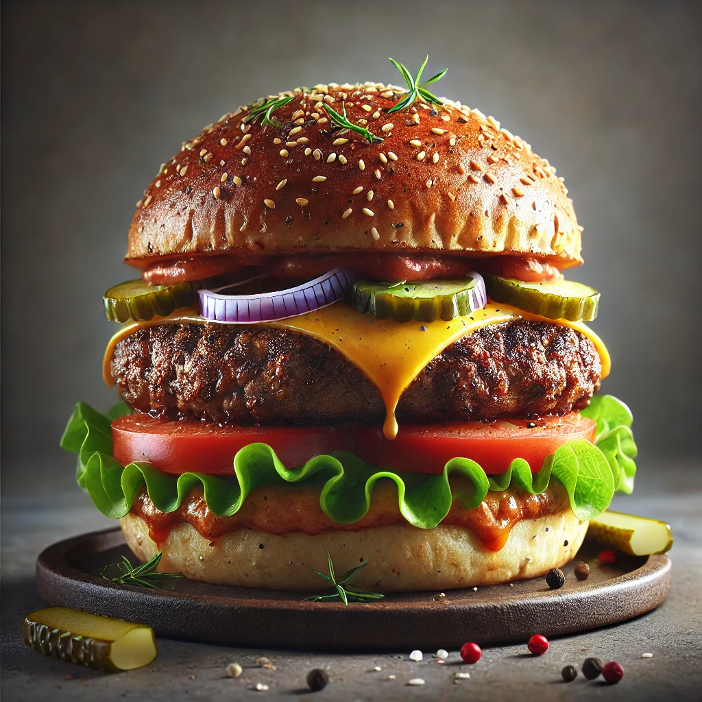 Pikáns és ízletes fűszeres hamburger otthon