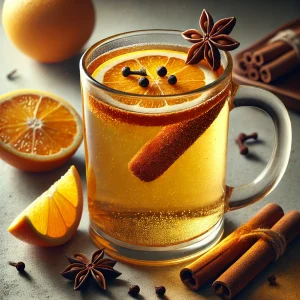 Melegítő és illatos bodzás cider fahéjjal és narancssal